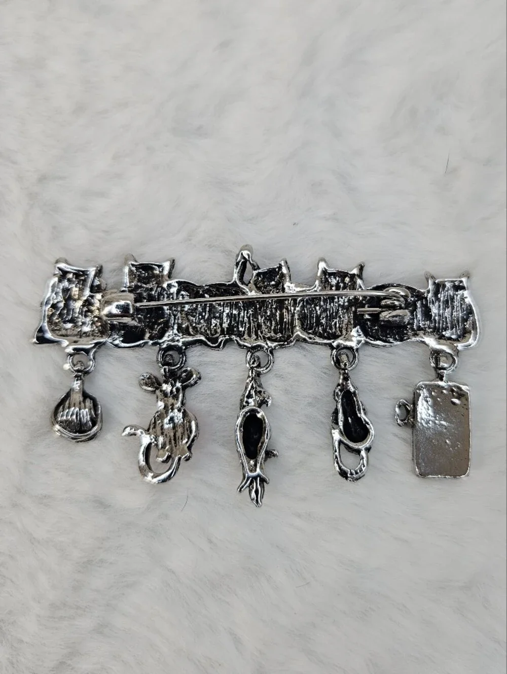 Vintage Style Cat Brooch Pin NWOT
